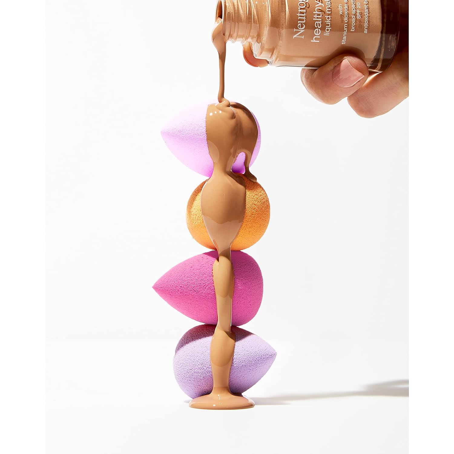 Neutrogena Healthy Skin Liquid Makeup Foundation, Broad Spectrum SPF 20 Sunscreen, Lightweight & Flawless Coverage Foundation with Antioxidant Vitamin E & Feverfew, Classic Ivory, 1 fl. oz - 24hrsmart